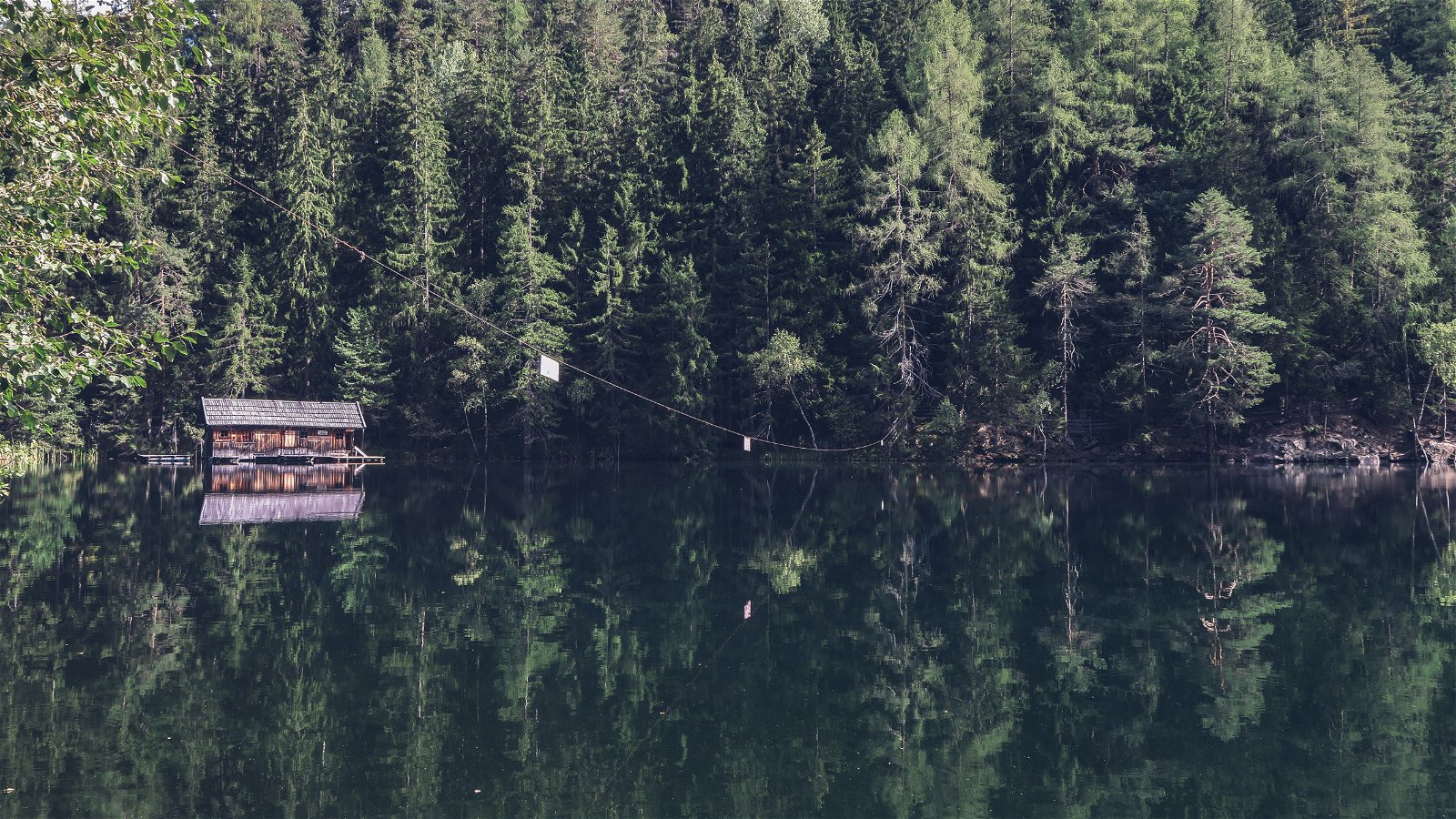 cabin on water