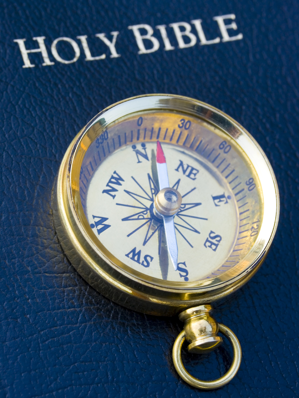 Compass on Bible