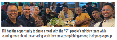 TTB had the opportunity to share a meal with the